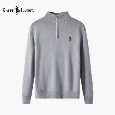 Pull Demi-Zip Ꮢalph Ꮮаᴜгеn Laine Mérinos