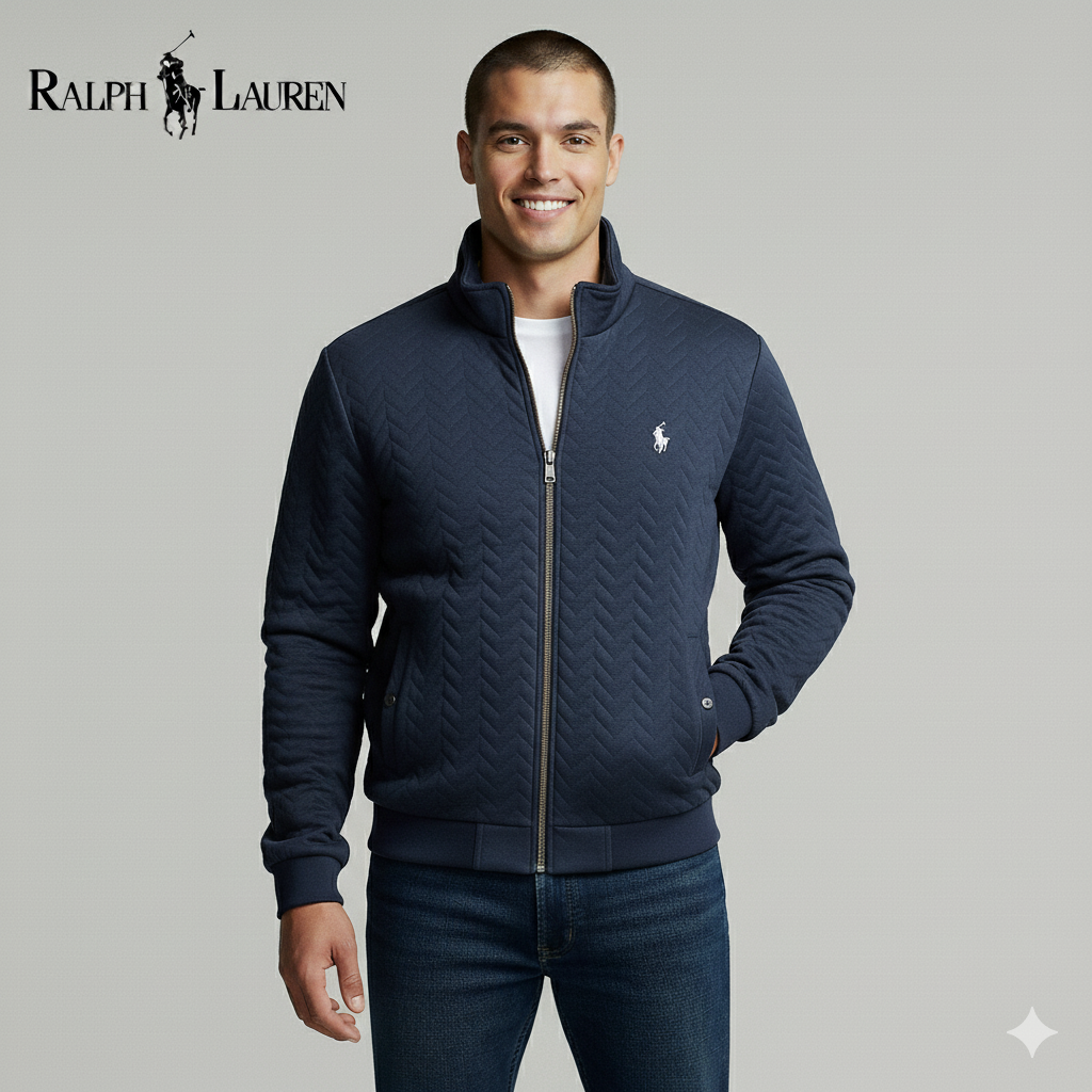 Bomber Texturé Ꮢalph Ꮮаᴜгеn Premium